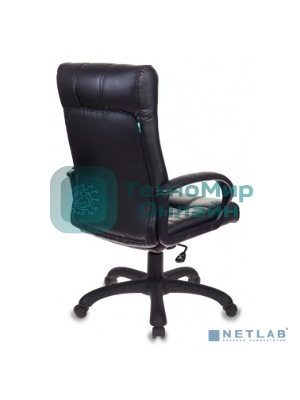 Кресло Бюрократ KB-10/BLACK черный, экокожа