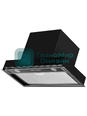 Вытяжка встраиваемая Kuppersberg Nancy S 60 черный, 60 см, 850 куб. м/ч, 42 дБ