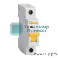 Выключатель автоматический IEK MVA20-1-063-C ВА47-29 1Р 63А 4,5кА х-ка С IEK