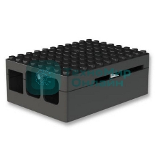 Корпус ACD RA182 black для микрокомпьютера Raspberry Pi 3 черный ABS Plastic Building Block case for Raspberry Pi 3