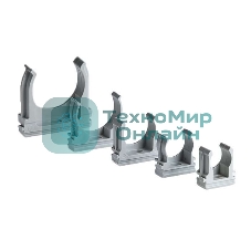 Клипса для трубы d63мм сер. Рувинил К01163