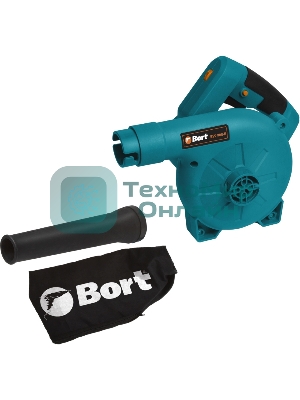 Воздуходувка Bort BSS-900-R 900Вт пит.:от сети синий