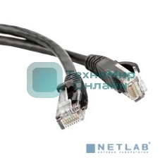 Патч-корд Hyperline PC-LPM-UTP-RJ45-RJ45-C5e-10M-LSZH-BK U/UTP, Cat.5e, LSZH, 10 м, черный