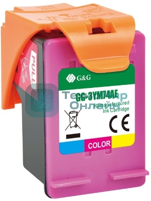 Картридж струйный G&G GG-3YM74AE 653 многоцветный (18 мл) для HP DeskJet Plus Ink Advantage 6075/6475