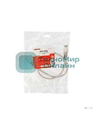 Пaтч-корд Rexant  F/UTP, cat. 5e, RJ45-RJ45, экранированный, 24AWG, LSZH, серый, 0,5м