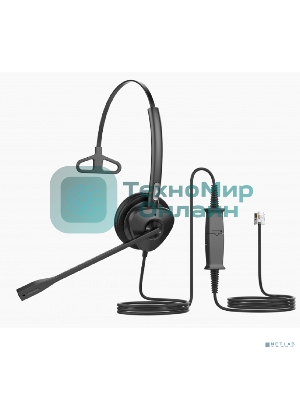 Гарнитура Fanvil HT301 чёрный, проводная, RJ-9, моно, односторонняя