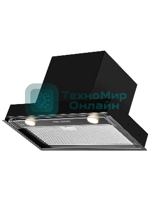 Вытяжка встраиваемая Kuppersberg Nancy S 60 черный, 60 см, 850 куб. м/ч, 42 дБ