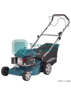 Бензиновая газонокосилка HYUNDAI L 4310S двигатель HYUNDAI ICV150,4-х такт, 3,5 л.с./149 см3, 43 см, 225-75 мм, 32 кг