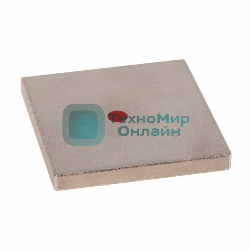 Неодимовый магнит прямоугольник Rexant 40х40х4 мм сцепление 15,5 кг