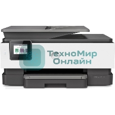 МФУ струйное HP OfficeJet 8023 (1KR64B), A4, цвтной, печ. до 20 стр/мин. (ч/б), до 10 стр/мин. (цвет), скан. до 8 стр/мин. (ч/б) 3.5 стр/мин. (цвет), 1200 x 1200 dpi, USB, RJ-45, Wi-Fi, Air Print