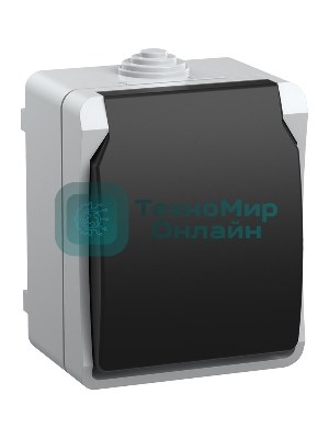 Розетка IEK Форс РСб20-3-ФСр1м с/з открытой установки