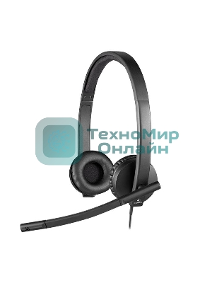 Гарнитура проводная Logitech Headset H570E USB 981-000575 Stereo OEM