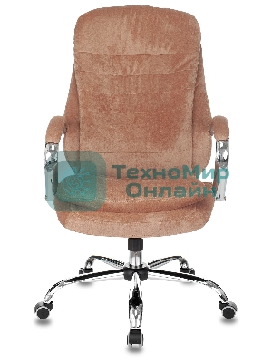 Кресло Бюрократ T-9950SL Fabric Velvet 90 светло-коричневый, ткань