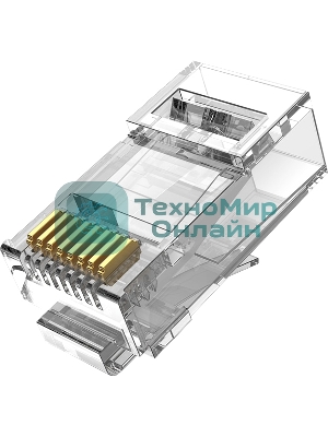 Коннектор Vention RJ45 (8p8c), UTP, cat. 6A, под витую пару (10 шт.)