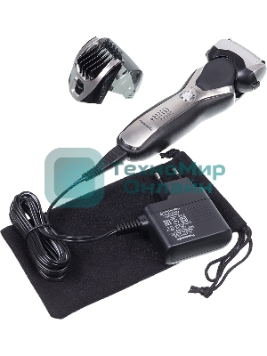 Электробритва сетчатая Panasonic ES-RT77-S520 реж.эл.:3 питан.:аккум. серебристый/черный