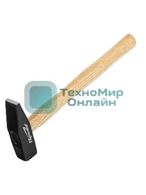 Молоток слесарный Sparta 800 г, квадратный боек, деревянная рукоятка