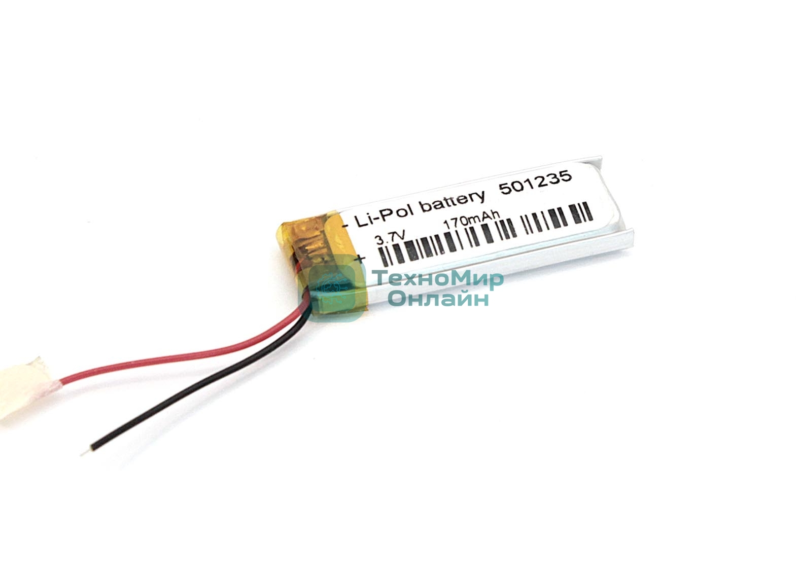 Аккумулятор Li-Pol (батарея) 5x12x35мм 2pin 3.7V/170mAh