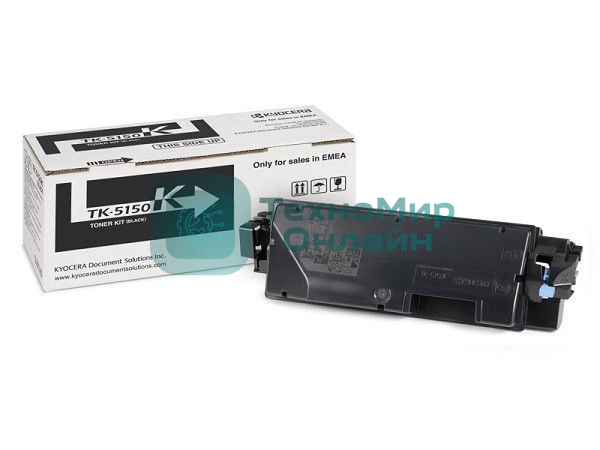 Картридж лазерный Kyocera TK-5150K (1T02NS0NL0) черный для P6035cdn/M6035cidn/M6535cidn 12000 стр.