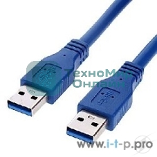 Кабель Gembird/Cablexpert Pro AM/AM, 1.8м, экран, синий