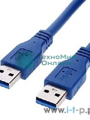 Кабель Gembird/Cablexpert Pro AM/AM, 1.8м, экран, синий