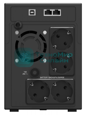 Источник бесперебойного питания Ippon Smart Power Pro II Euro 2200 1200Вт 2200ВА черный