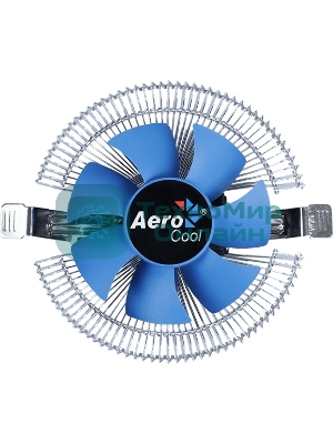 Кулер для процессора AeroCool/Formula Verkho I серебристый, 80 мм, алюминий, 2500 об/мин, 29.7 дБ, 4 pin, 90 Вт, 45 мм