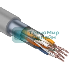 Кабель витая пара Rexant FTP 4PR 24AWG, cat.5e STRANDED (бухта 305 м)