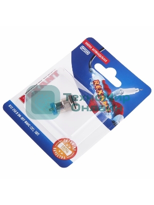 Кнопка антивандальная Rexant Ø12 Фикс (2с) ON-OFF выпуклая (A12-B2) (в упак. 1шт.)