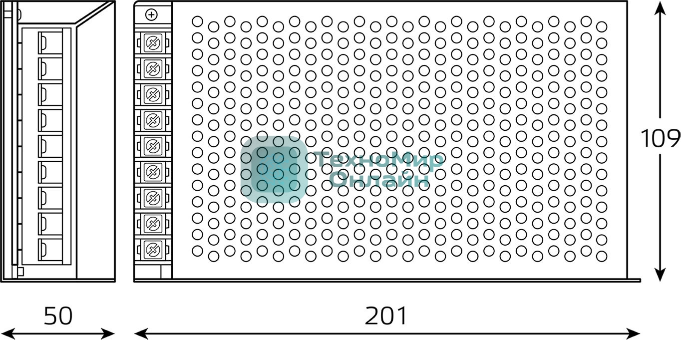 Блок питания Basic 12V 250W IP20 1/36