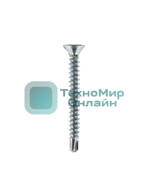 Саморез оконный Kranz сверло, 3.9х35, белый цинк, упаковка поставщика (8 000 шт.)