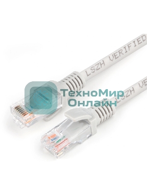 Патч-корд Premier PP31-1.5M-LSZH 1Гбит/с UTP 4 пары cat.5E CCA molded 1.5м серый RJ-45 (m)-RJ-45 (m)