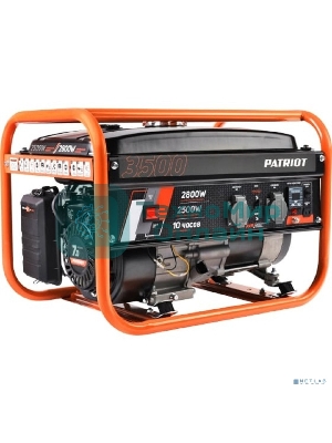 Электрогенератор бензиновый Patriot GRS 3500, 2.8 кВт, 75 дБ, 38.8 кг