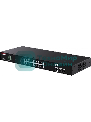 Коммутатор IP-COM 18PORT 1000M 2SFP G1120P-16-150W