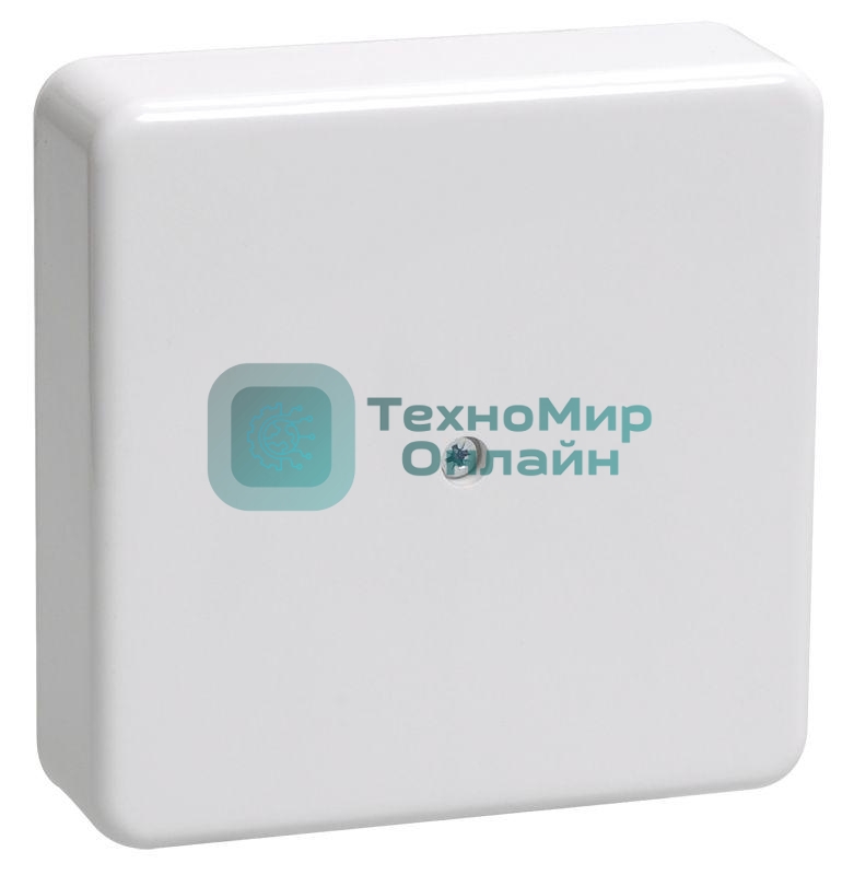 Коробка КМ41212-01 распаячная IEK UKO10-075-075-020-K01 для о/п 75х75х20 мм белая (6 клемм 6мм2)