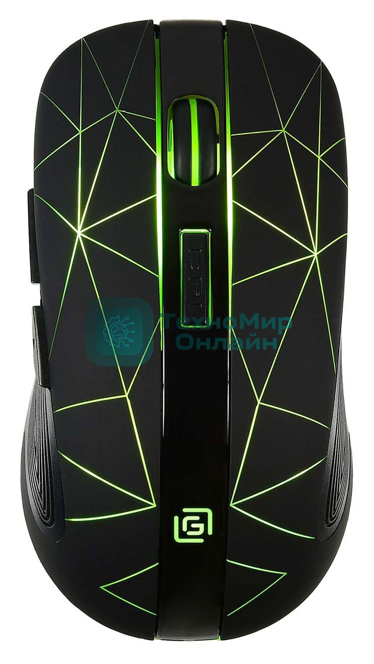 Мышь беспроводная Oklick 976GW черный, 3200 dpi, радиоканал, USB, кнопки - 6