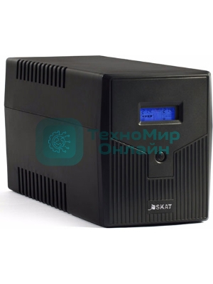 Источник бесперебойного питания, 220 В, 1500 ВА, (900 Вт), встроенный АКБ 9А·ч, 2 шт, время резерва 3 мин. SKAT-UPS 1500/900 Бастион