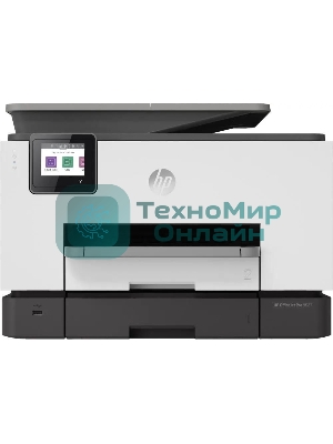 МФУ струйное HP Officejet Pro 9023 AiO (1MR70B), A4, цветной, до 24 стр/мин. (ч/б) до 20 стр/мин. (цвет), скан. до 15 стр/мин. (ч/б) 8 стр/мин. (цвет), 1200x1200dpi, USB, RJ-45, Wi-Fi, Air Print