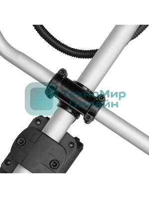 Триммер бензиновый Denzel DT-43E, 43 см3, неразъемная штанга, электростартер, состоит из 2 частей