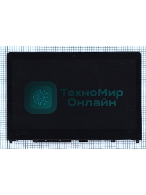 Модуль (матрица + тачскрин) для Lenovo Flex 4 14 черный с рамкой