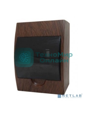 Щит ЩРН-П-6 IP41 темное дерево PROxima EKF pb40-n-6-dark