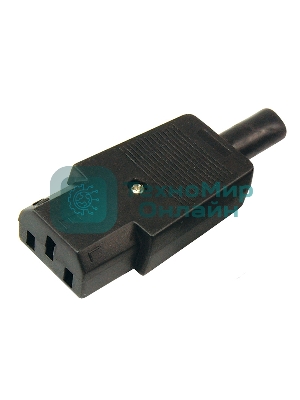 Сетевой штекер на шнур Rexant (1 шт.) (пакет БОПП)