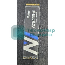 (Из ремонта, рабочий, гарантия 14 дней, OEM) Накопитель SSD Netac NV5000 Pro, 500Gb, M.2 2280, PCIe 4.0 x4, NVMe, R/W 4800/2700, с радиатором