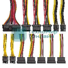 Блок питания ExeGate UN750 (EX292178RUS-PC), 750Вт, 120мм, серебряный