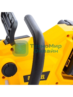 Цепная пила аккумуляторная бесщет. Denzel RCS400-36, Li-ion, 36 В, 4 А·ч, шина 400 мм/58610