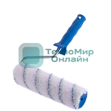 Валик Сибртех Водные краски, 250 мм, ворс 12 мм, D - 48 мм, D ручки - 8 мм