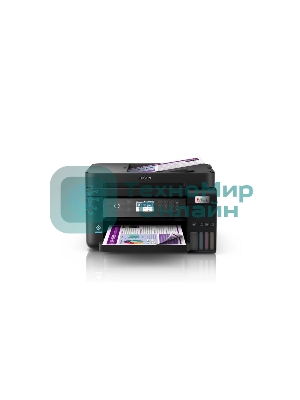МФУ струйное Epson EcoTank L6270, A4, цветной, печ. до 33/15.5 стр/мин. (ч/б/цв.), 1200 x 4800 dpi (печ.), 1200x2400dpi (скан.), USB, RJ-45, Wi-Fi