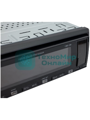 Автомагнитола Prology CMD-330, 1 DIN, Bluetooth, USB Type-A, AUX, пульт ДУ