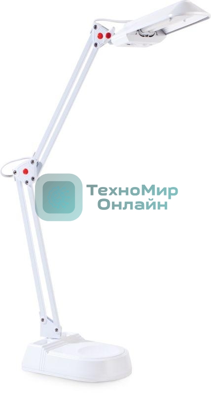 Светильник Camelion KD-017A C01 kd-017a с01 белый настольный в к-те база+струбцина 230v 11w