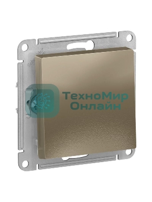 Механизм выключателя 1-кл. AtlasDesign (сх.1) 10АХ шампань SchE ATN000511