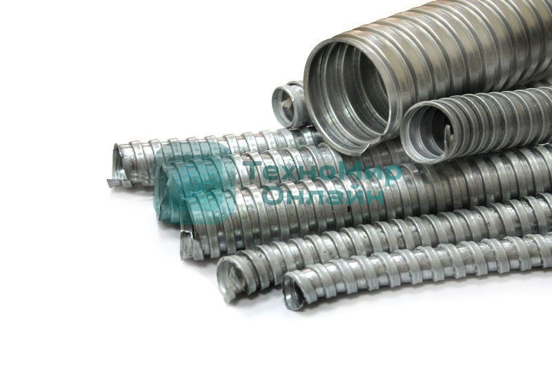 Металлорукав Р3-Ц 32 d32мм без протяжки (уп.20м) ЗЭТА zeta42515